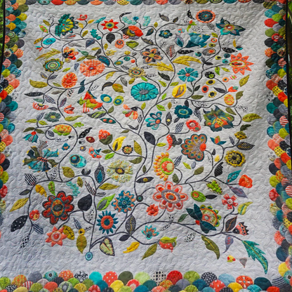 Flower Garden CLA1710261Q Quilt Blanket