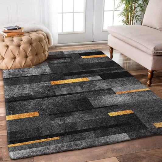 Urban Black And Gold DN2210239R Rug