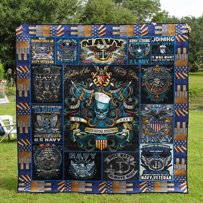 Us Navy TD14110009 Quilt Blanket