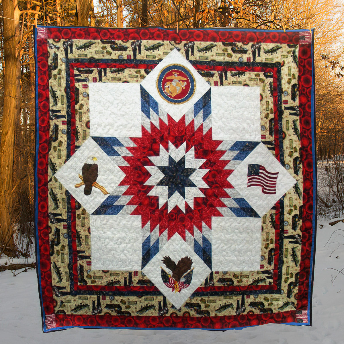 Veteran CLA260658 Quilt Blanket