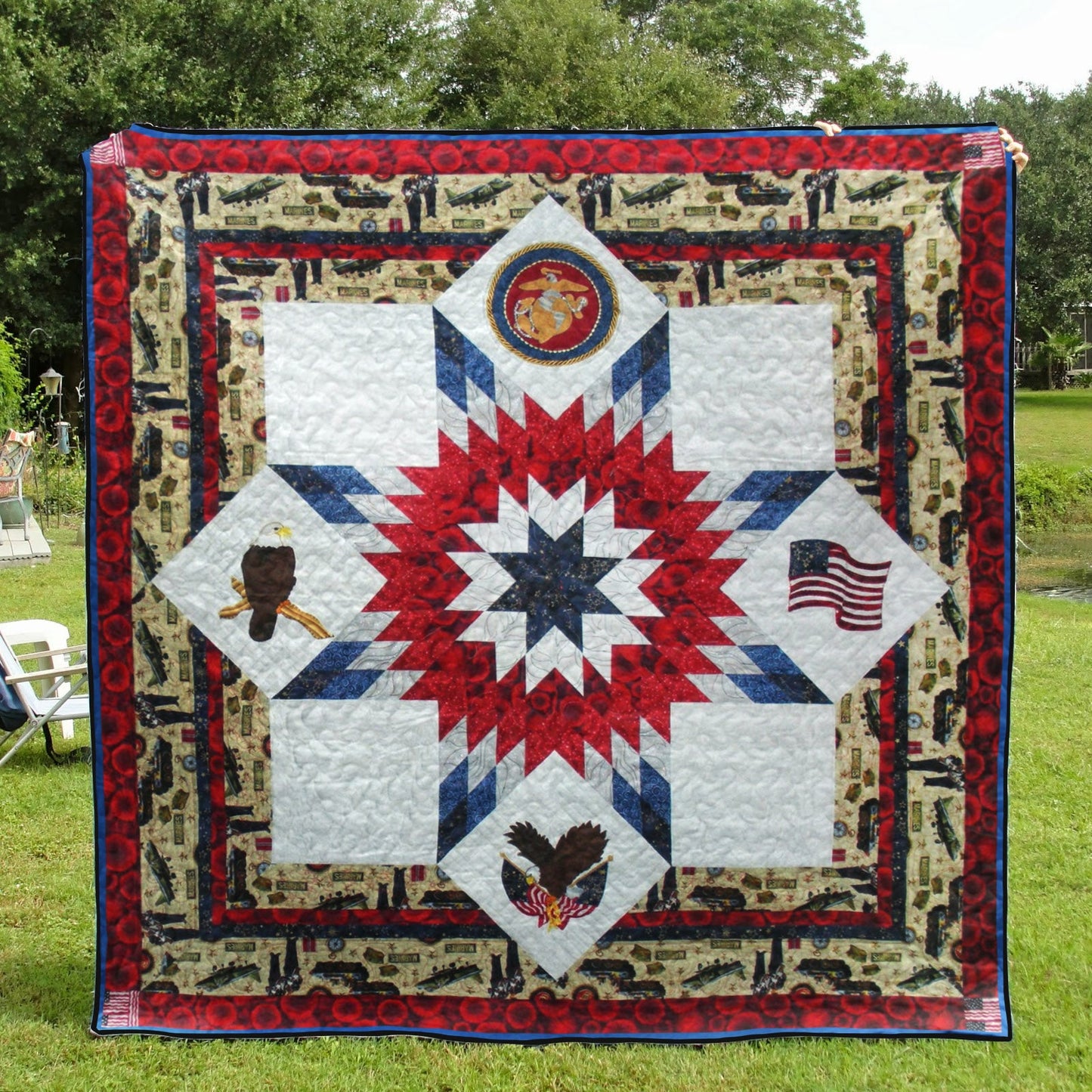 Veteran CLA260658 Quilt Blanket