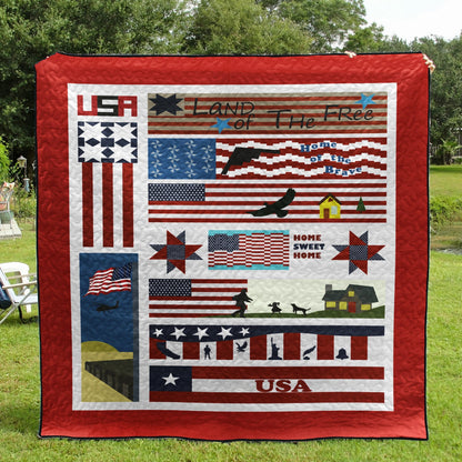 Veteran Coming Home CLA0910720Q Quilt Blanket