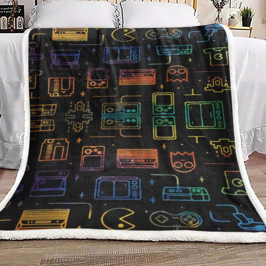 Video Games DN0510277F Sherpa Fleece Blanket