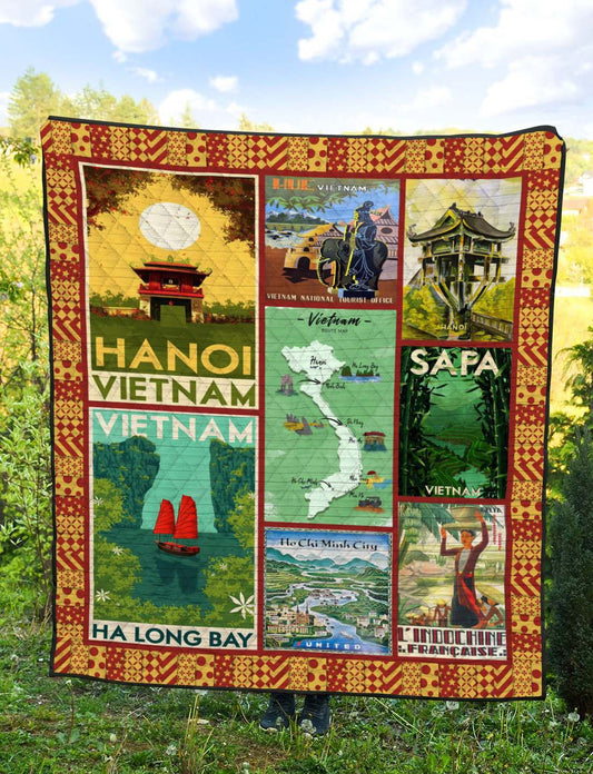Vietnam LI030723A Quilt Blanket