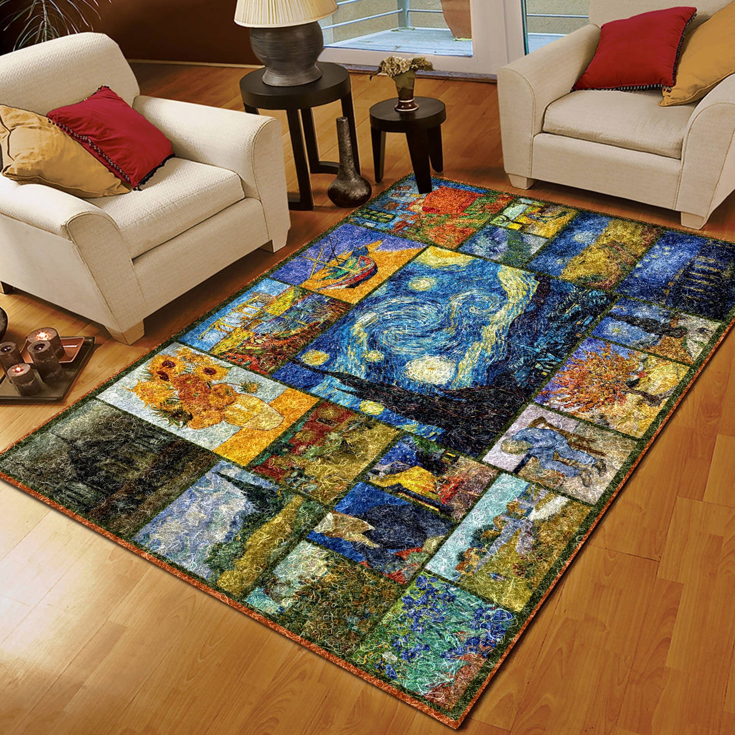 Vincent Van Gogh Works CL171053MDRR Rug