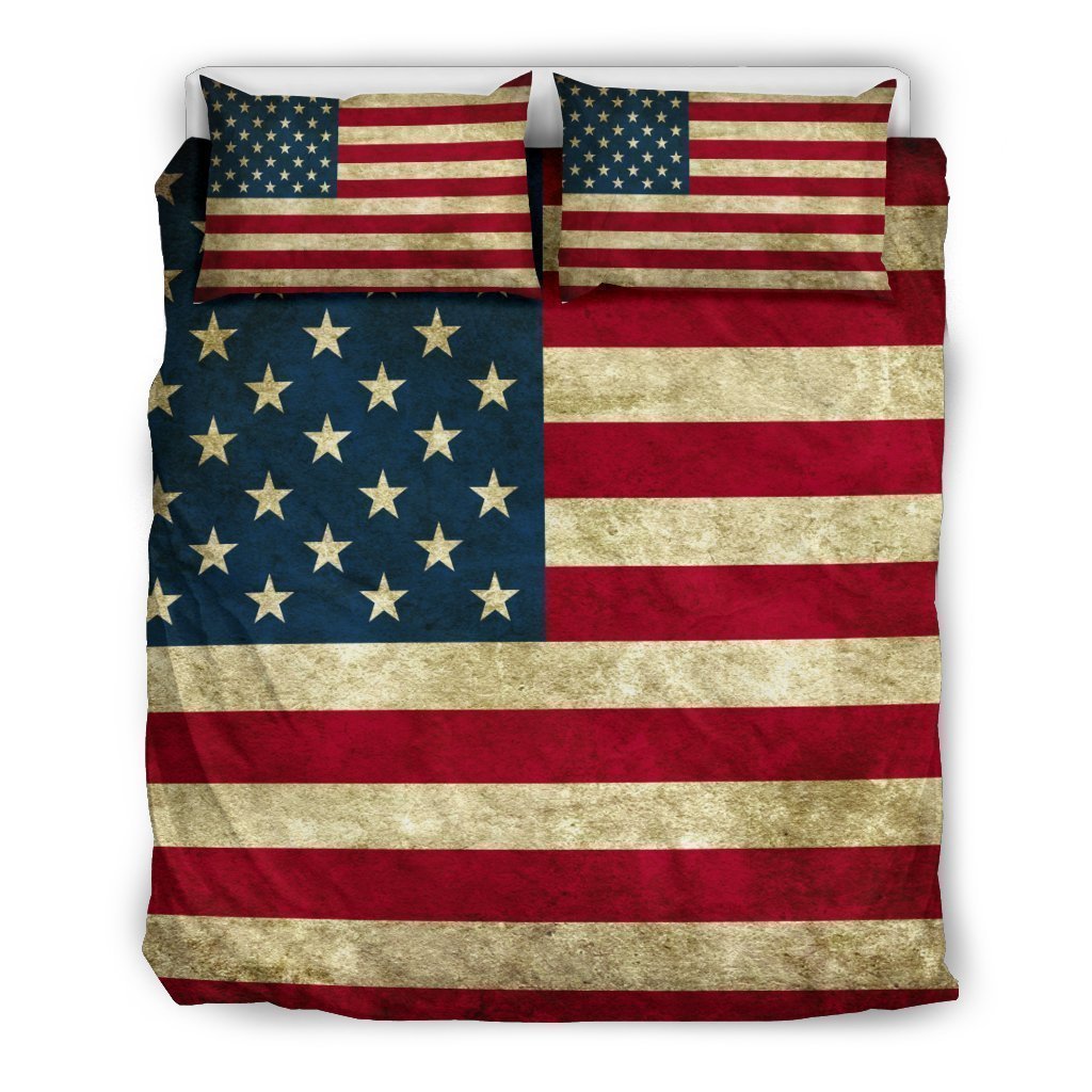 Vintage Grunge American Flag Patriotic CL16100790MDB Bedding Sets