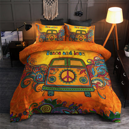 Vintage Peace And Love Bus CLM190804M Bedding Sets