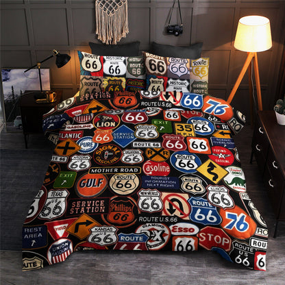 Vintage Road Signs QN100836B Bedding Sets