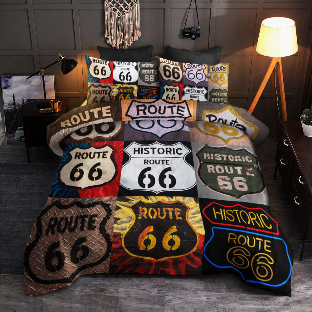 Vintage Road Signs QN100838B Bedding Sets
