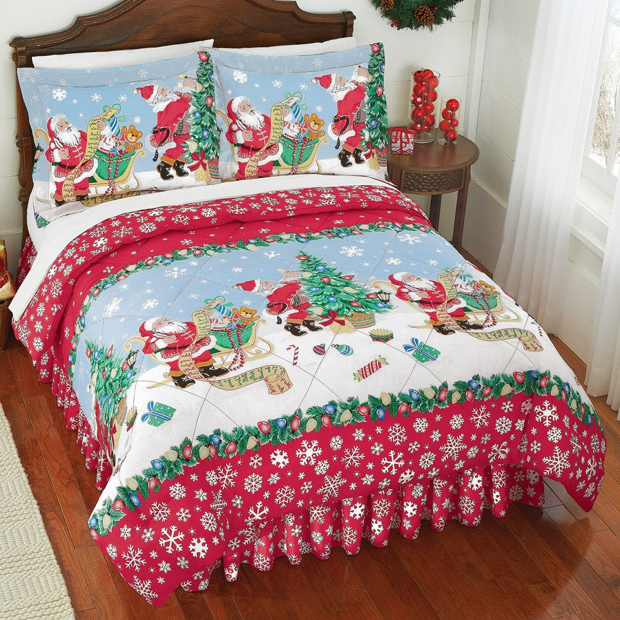 Vintage Santa Christmas CLH2110137B Bedding Sets