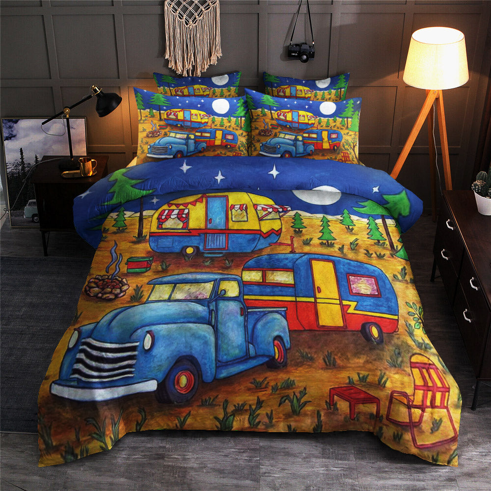 Vintage Truck Trailer Campers HM2210198T Bedding Sets
