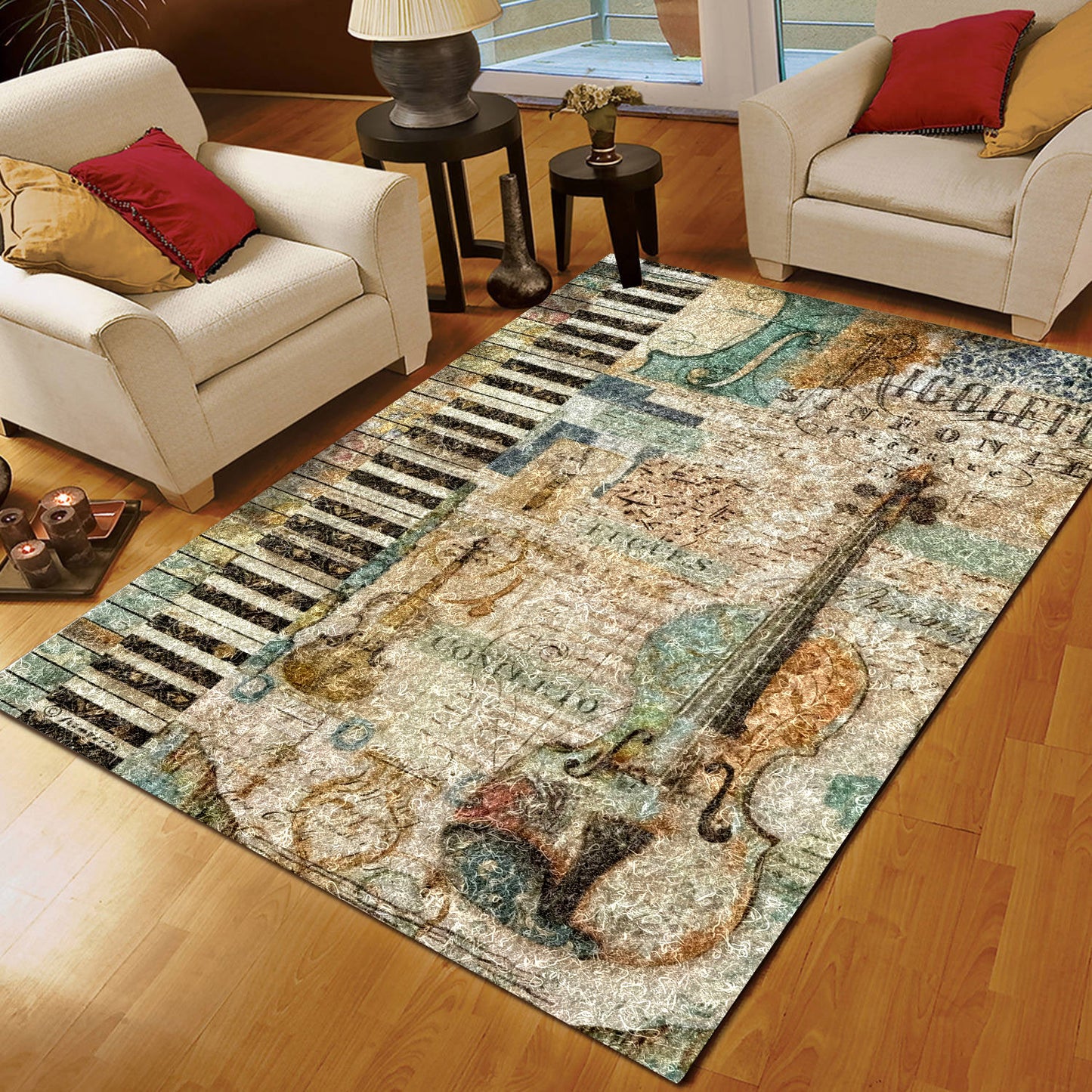 Vintage Violin DD140840A Rug