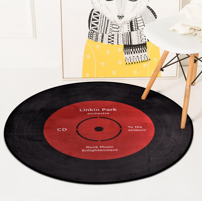 Vinyl Record CL300984MDC Round Area Rug