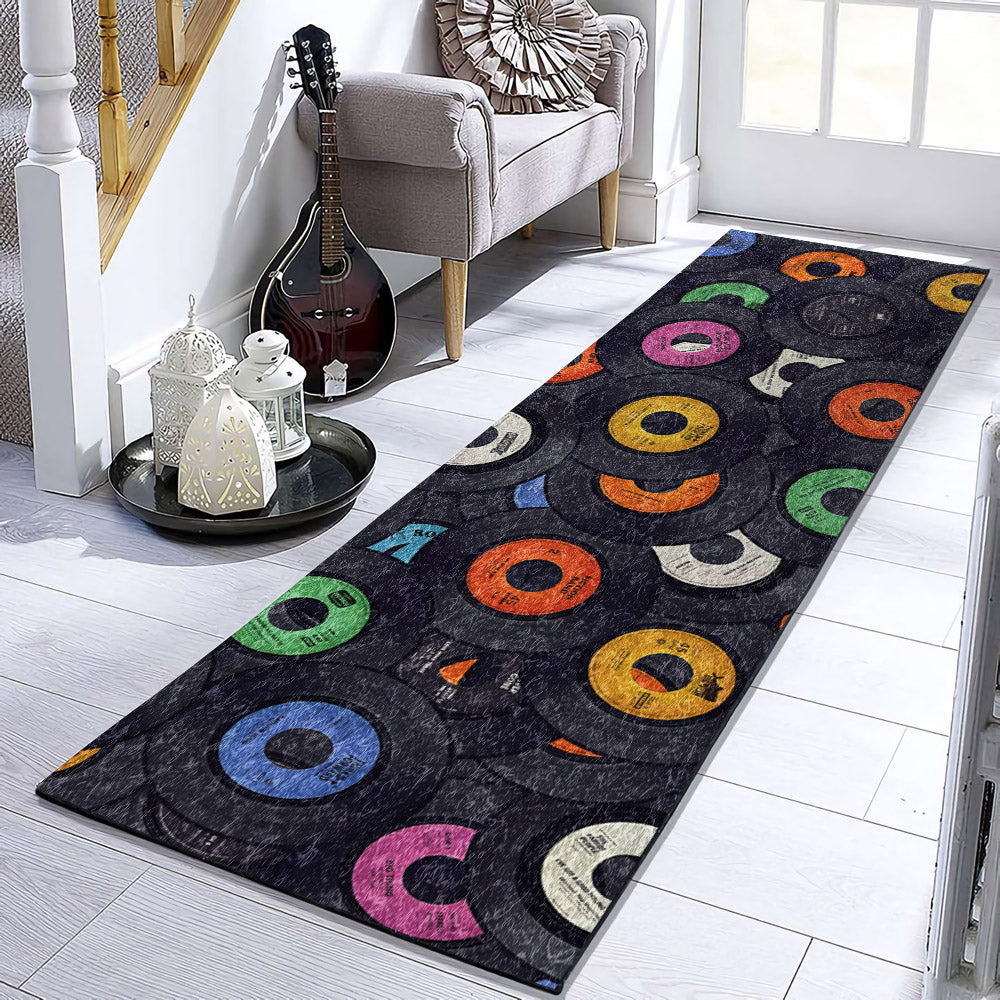 Vinyl Record DN071071RU Runner Rug