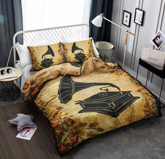 Vinyl Record Player HT160851T Bedding Sets