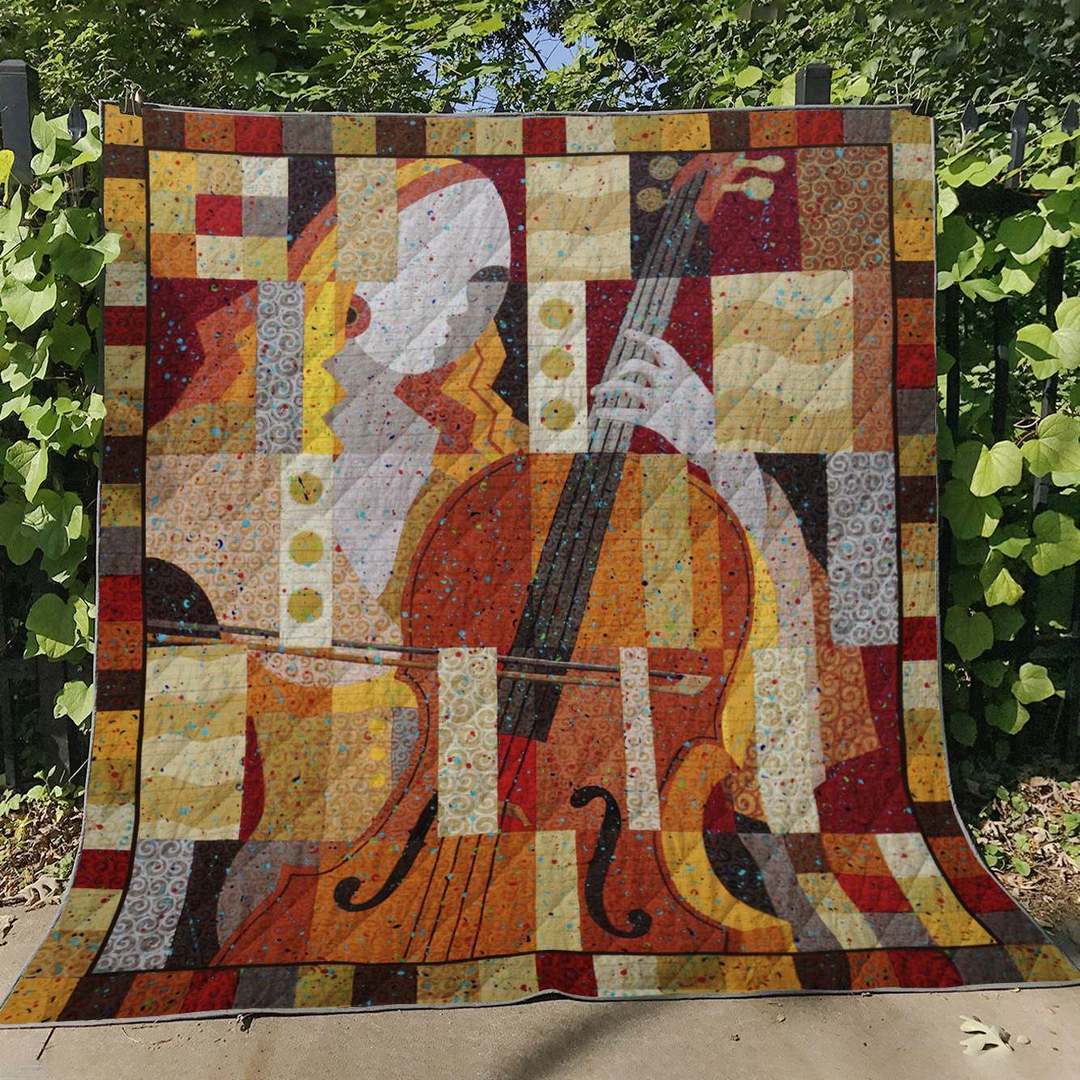 Violin TL190625 Quilt Blanket