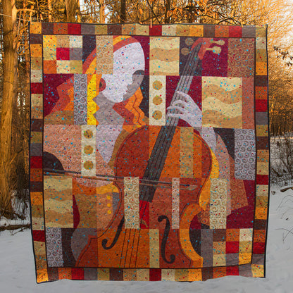 Violin TL190625 Quilt Blanket