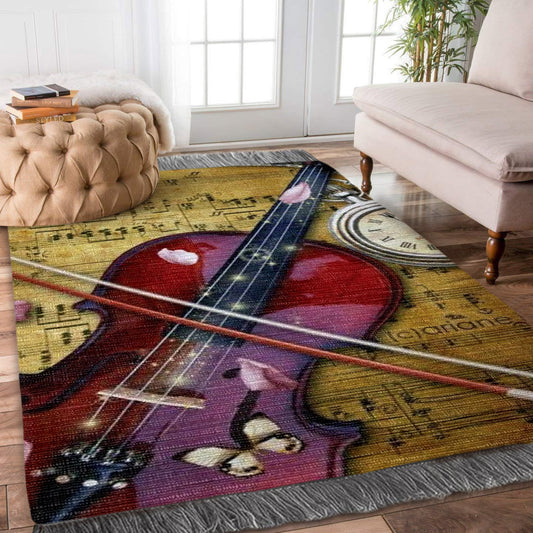Violin TL1909128F Decorative Floor-cloth