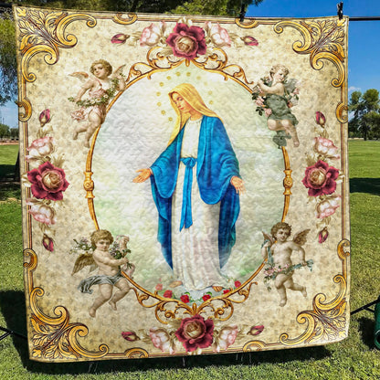 Virgin Mary Quilt Blanket TL130605Y