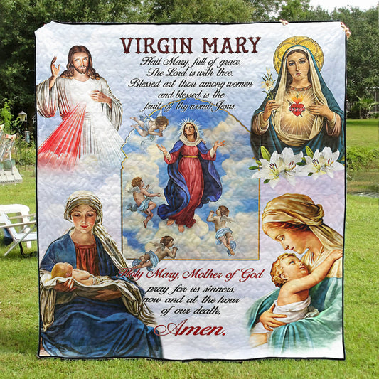 Virgin Mary Easter  Quilt Blanket TL010605Y