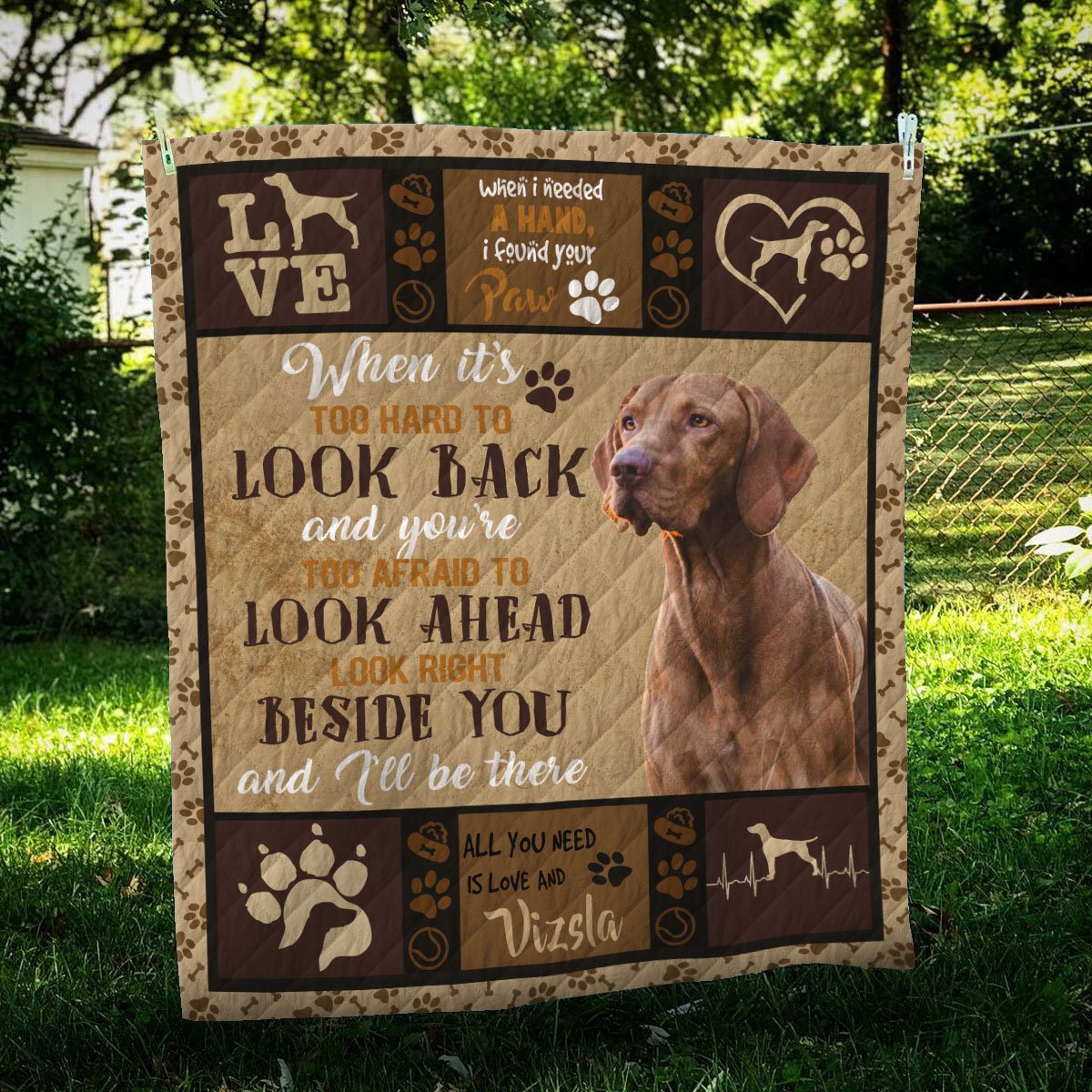 Vizsla CL09100139MDQ Quilt Blanket