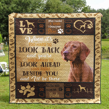 Vizsla CL09100139MDQ Quilt Blanket