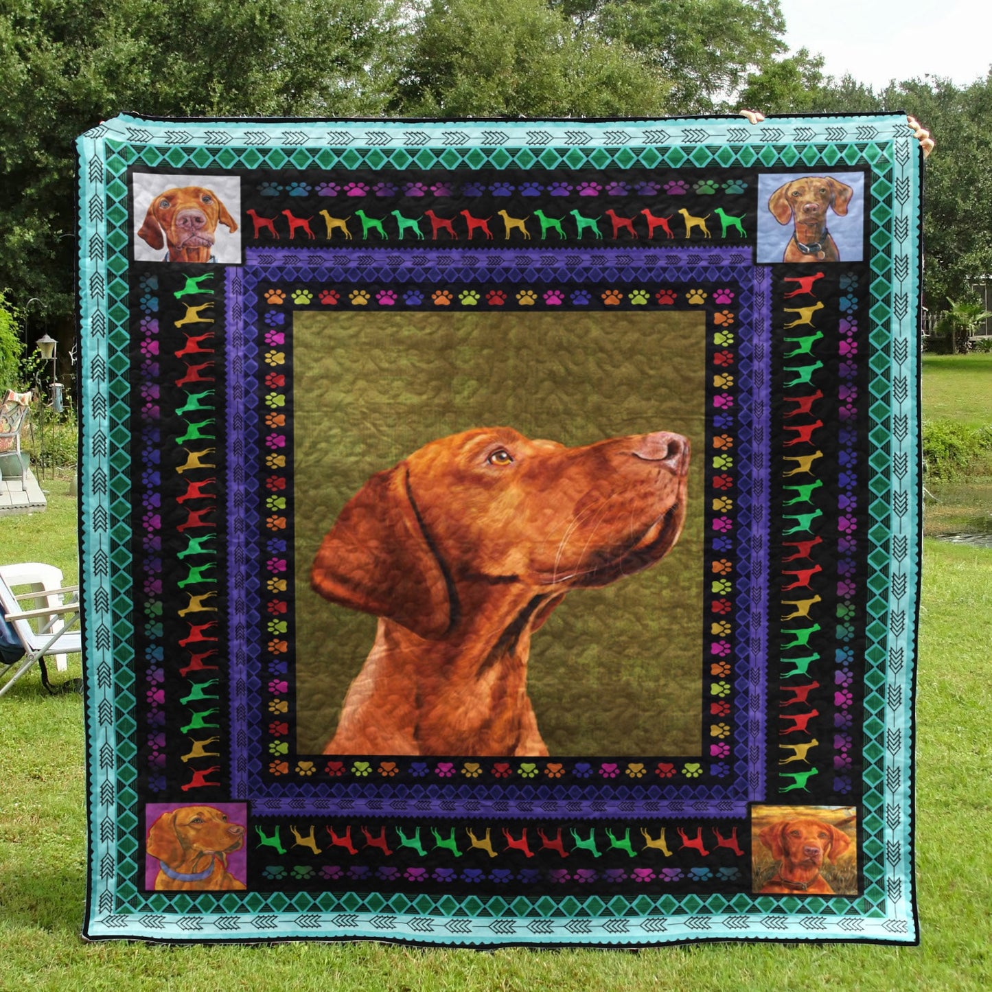 Vizsla CLA2910544Q Quilt Blanket