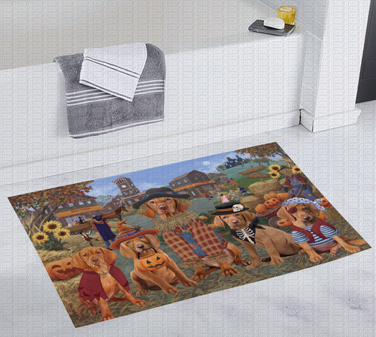 Vizsla Halloween Town CL20111838MDD Non-slip Door mats