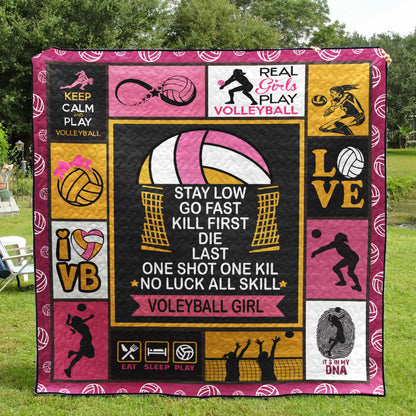 Volleyball CL15100406MDQ Quilt Blanket