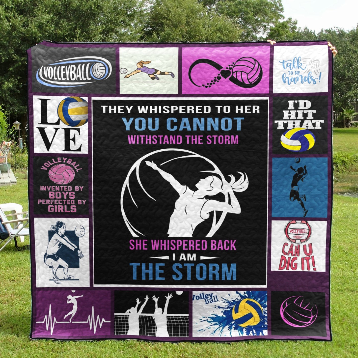 Volleyball CL24121750MDQ Quilt Blanket