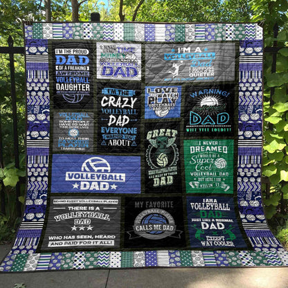 Volleyball Dad CLT170667 Quilt Blanket