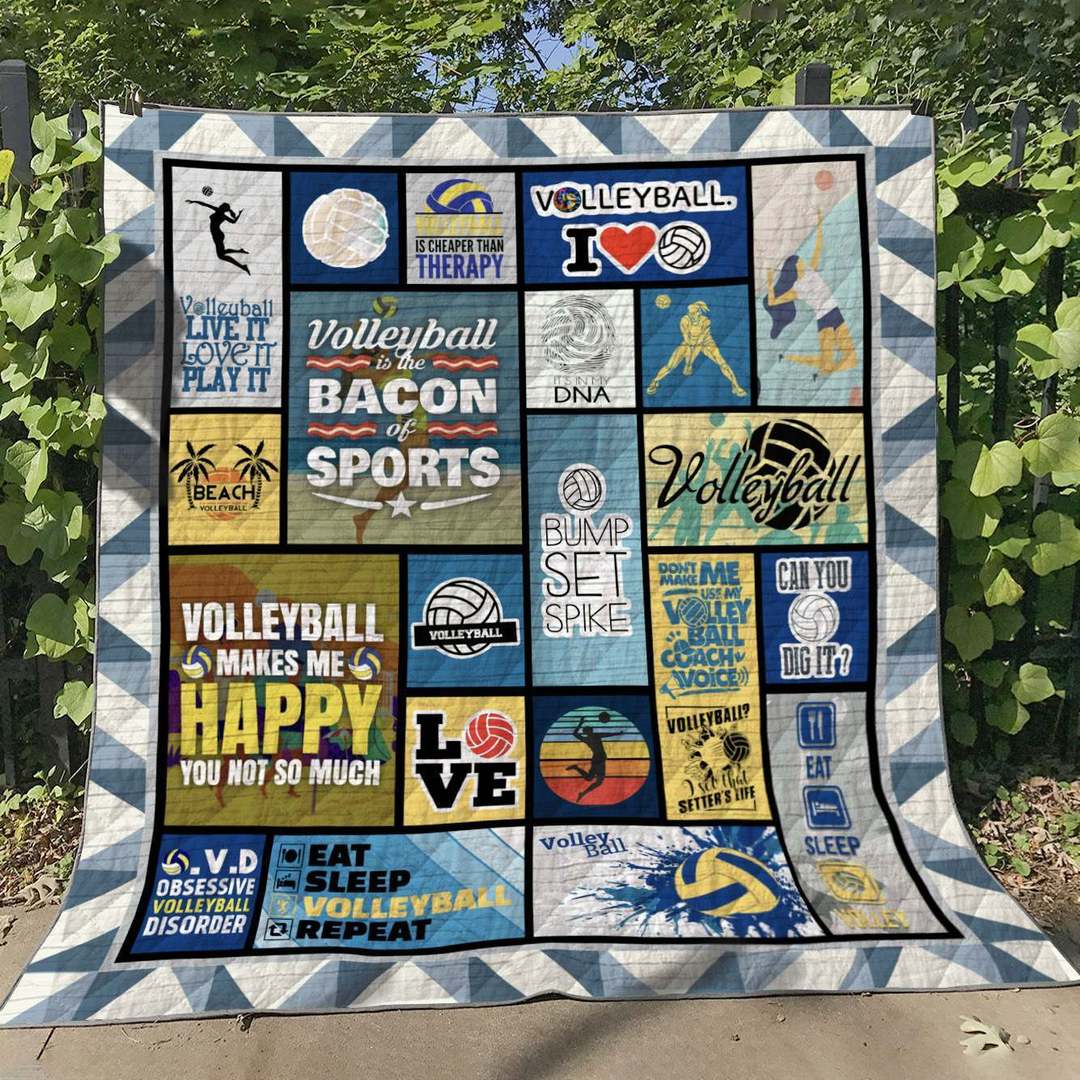 Volleyball Girl VB050637 Quilt Blanket