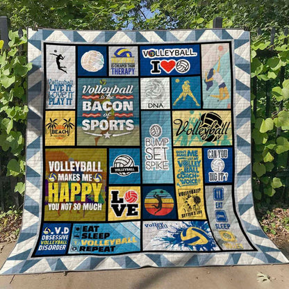 Volleyball Girl VB050637 Quilt Blanket