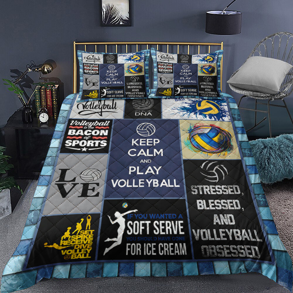 Volleyball Quilt Bedding Set TL150921