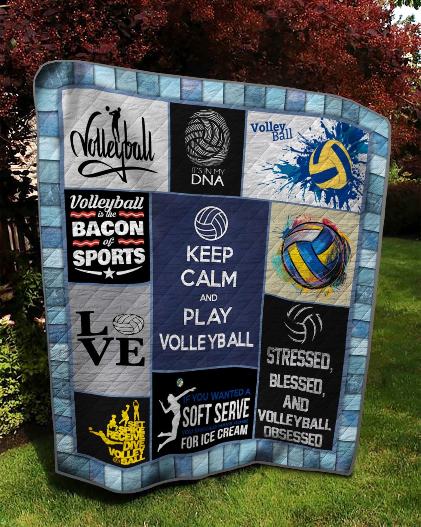 Volleyball TD13110308 Quilt Blanket