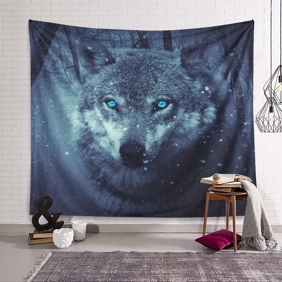 Wolf CLP070845 Decorative Wall Hanging Tapestry