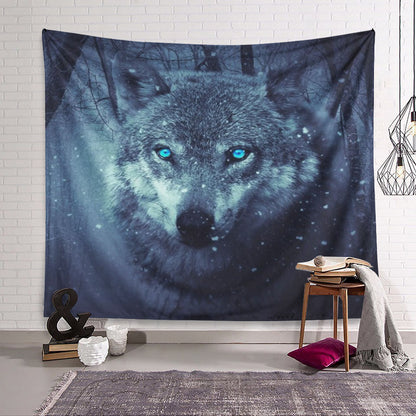 Wolf CLP070845 Decorative Wall Hanging Tapestry