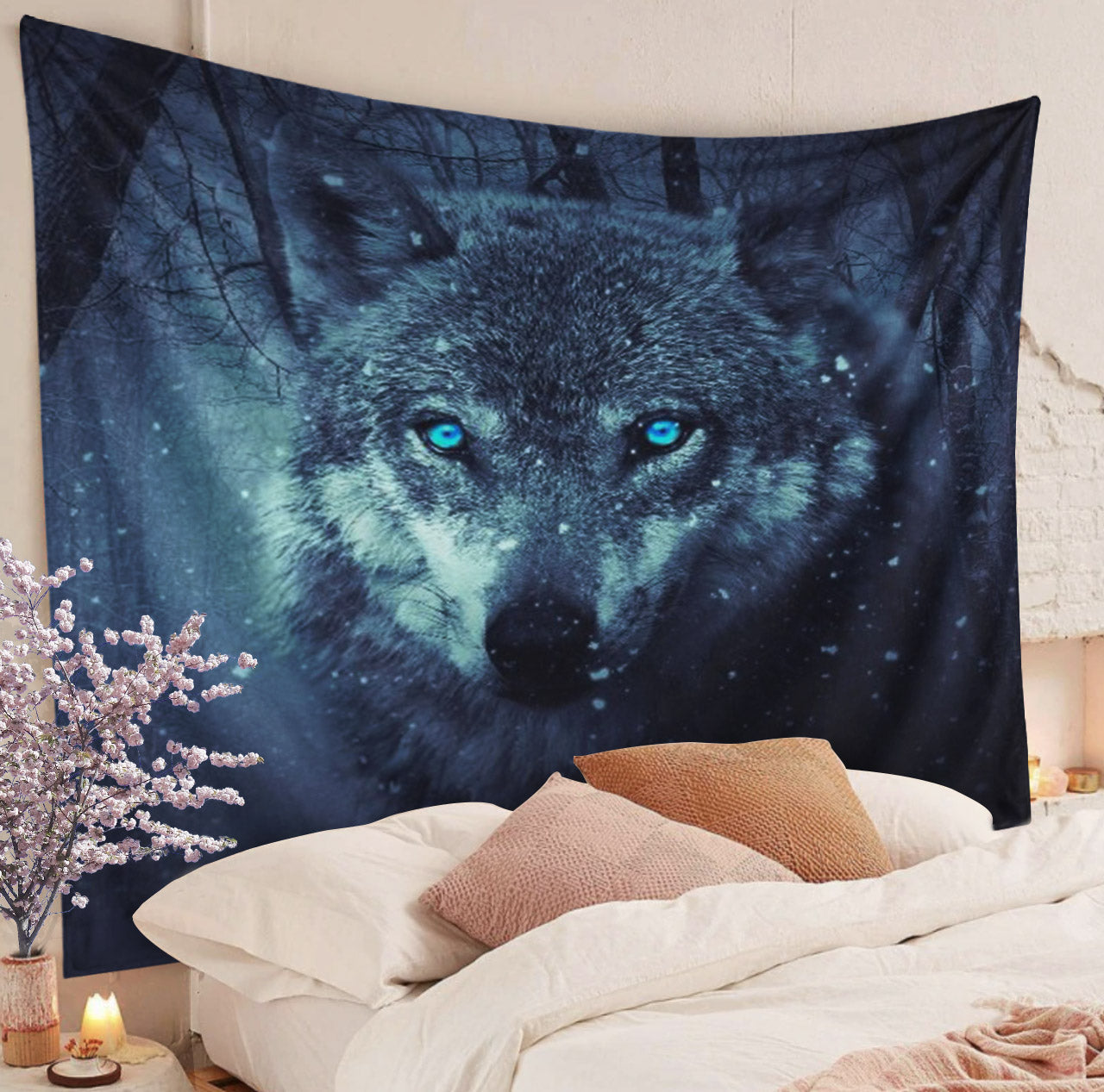 Wolf CLP070845 Decorative Wall Hanging Tapestry