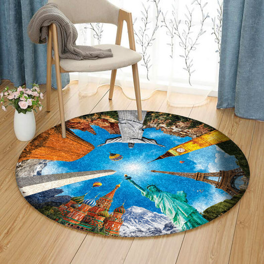 Wonder Of The World TT060816 Round Area Rug