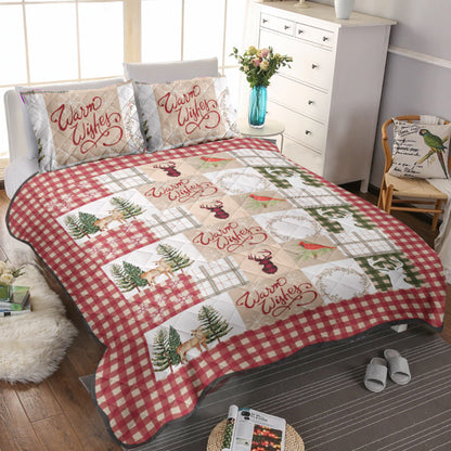 Warm Christmas CLT0111184T Quilt Bedding Set