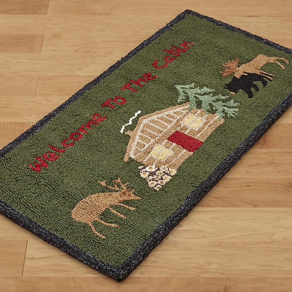 Welcome To The Cabin CLM1610150D Non-slip Door mats