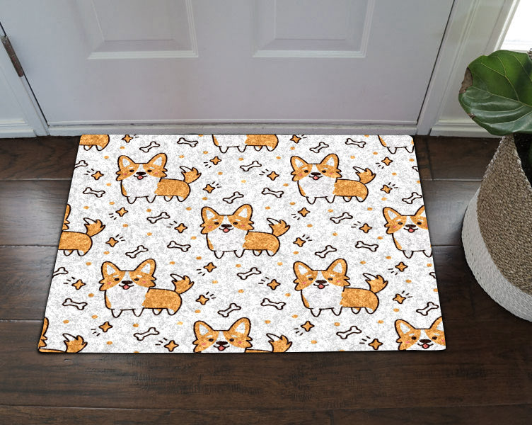 Welsh Corgi NT190989D Non-slip Door mats