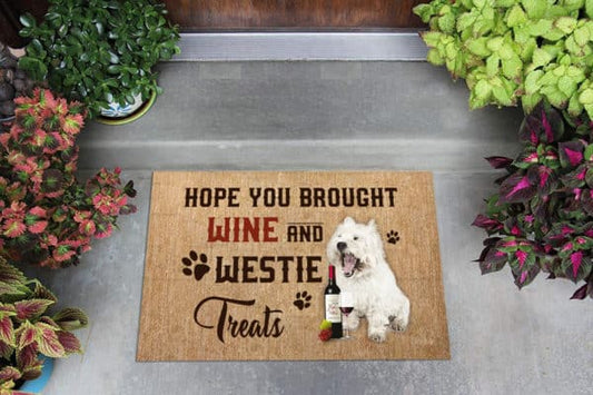 West Highland White Terrier CLP0111144D Non-slip Door mats