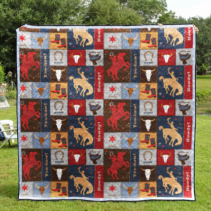 Western Cowboy CLM1511496 Quilt Blanket