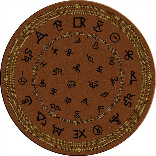 Western Brands Dark CLM1910119TM Round Area Rug