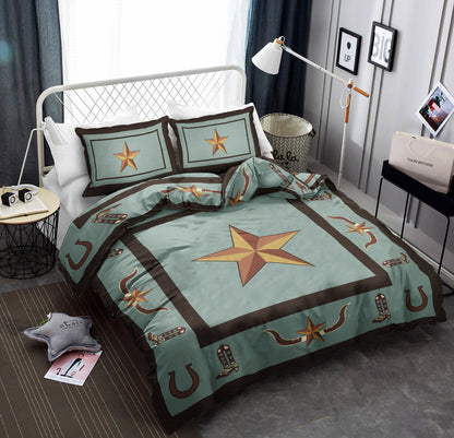 Western Rustic Longhorn Star CLM2110614B Bedding Sets