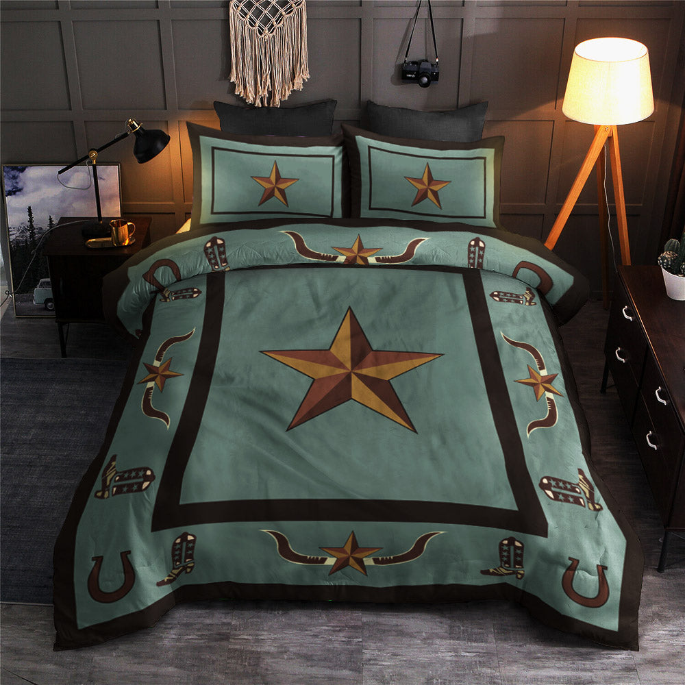 Western Rustic Longhorn Star CLM2110614B Bedding Sets