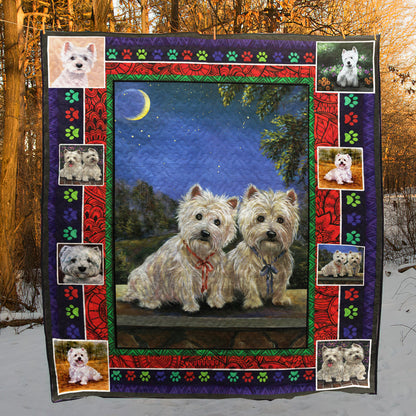 Westie CLA2910547Q Quilt Blanket