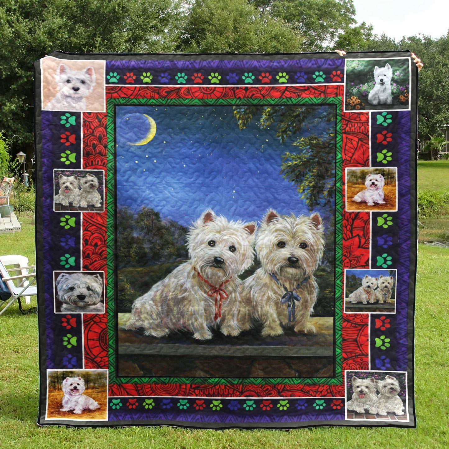 Westie CLA2910547Q Quilt Blanket