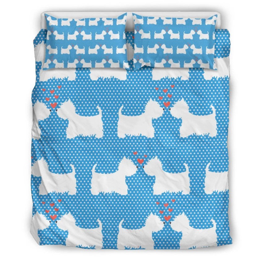Westie Blue CL11100280MDB Bedding Sets
